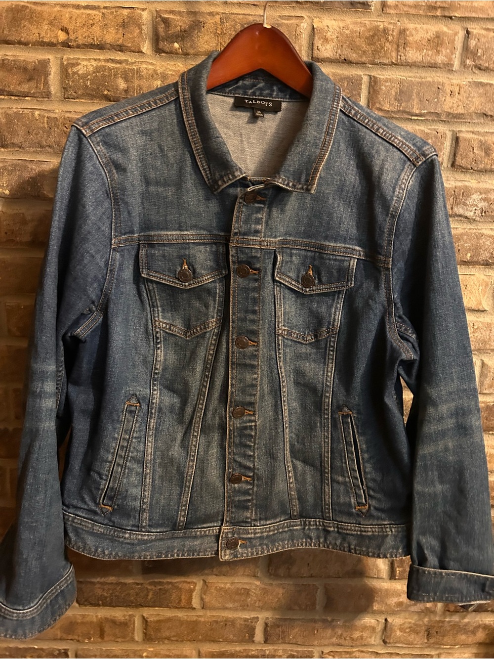 Talbots women’s Medium Blue Denim Jacket